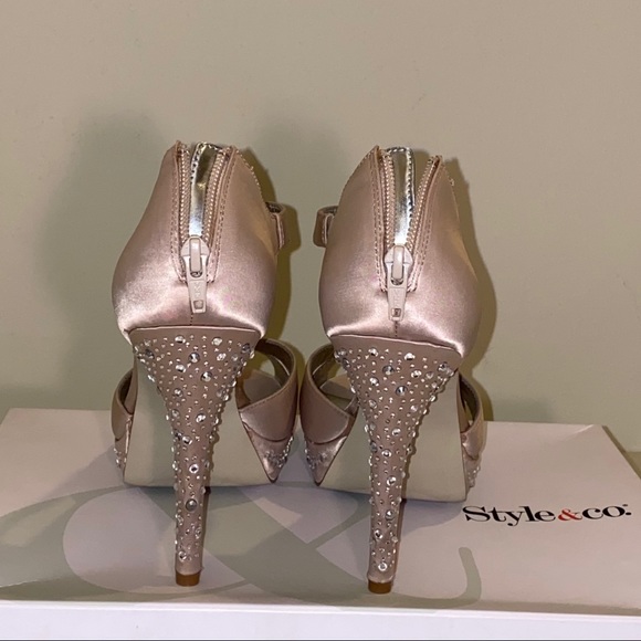Style & Co Rhinestone Heels - Picture 5 of 6
